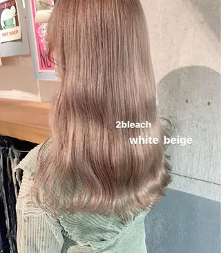 セミロング カラー レイズ 立川のヘアスタイル