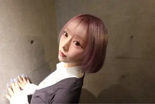 ミディアム カラー レイヤーカット /ハイトーンchaoのヘアスタイル