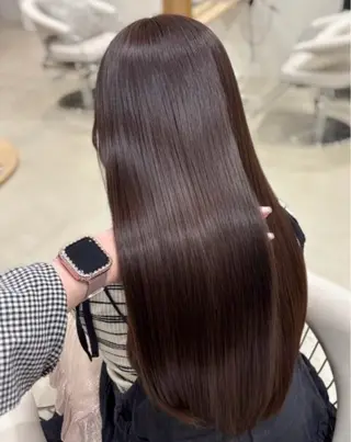 ロング mana /韓国風レイヤーのヘアスタイル