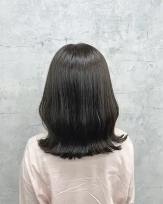 セミロング カラー JUNSHIN🦋 ヘアセット／カラーのヘアスタイル