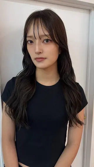 カラー yuzu /韓国ヘア / 透明感カラー🎀のヘアスタイル