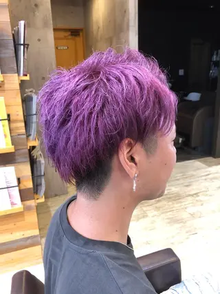 ショート カラー パーマ ヘアアレンジ メンズ キッズ ネイル マツエク・マツパ EnBlesS西宮 マンツーマン神道有基のヘアスタイル