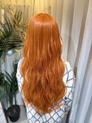 ロング カラー 暖色/ヘアアレンジ 🎀♡irohaのヘアスタイル
