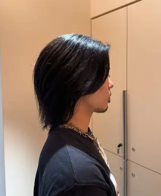 ミディアム メンズ 艶髪/ロングモデル 募集🫧terukaのヘアスタイル