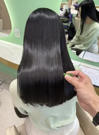 セミロング パーマ 似合わせ/髪質改善 /Bonheur京介のヘアスタイル