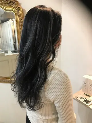 セミロング カラー Ryo /透明感カラーのヘアスタイル