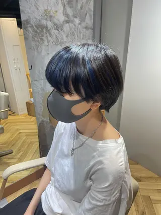 ショート カラー 阪倉 美玲のヘアスタイル