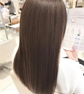 ロング カラー パーマ MODE K´s eau髪質改善特化のヘアスタイル