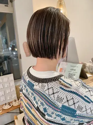 ショート 韓国ボブ👩🇰🇷 小野絢未のヘアスタイル