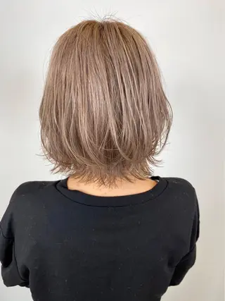 ミディアム カラー Lien 深井店のヘアスタイル