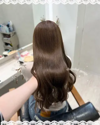 ロング カラー 菅村 緋莉🎀ガーリーヘアのヘアスタイル