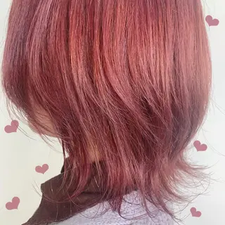 ミディアム カラー 𖧷 ⁺. 大人ヘア Yui 𓂃𓈒𓏸のヘアスタイル