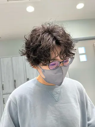 ショート パーマ 中川 茜里のヘアスタイル