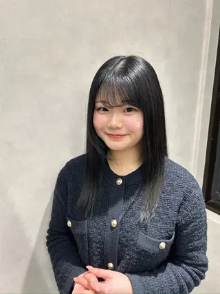 セミロング カラー 彩華 🎀 西梅田美容室のヘアスタイル