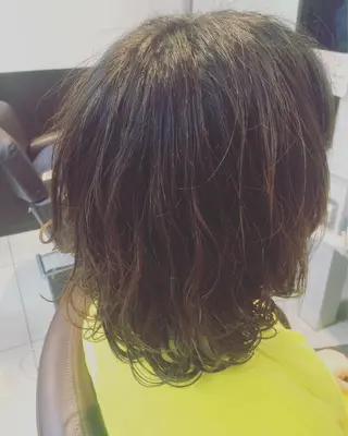 ミディアム パーマ ✨髪質改善&ボブ✨ 近藤 凌のヘアスタイル
