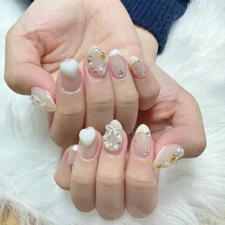 ネイル 🍄Rina🍄 韓国風ネイルのネイルデザイン