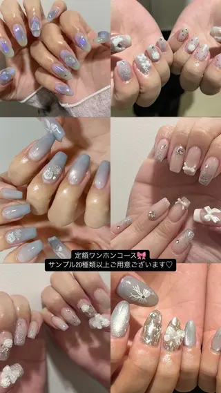 ネイル パラあり！フィルイン 美フォルムのネイルデザイン