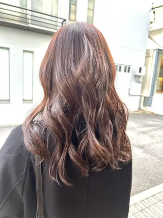 セミロング カラー パーマ ヘアアレンジ 🌈インナーカラー ‘ショウマ’🌈のヘアスタイル