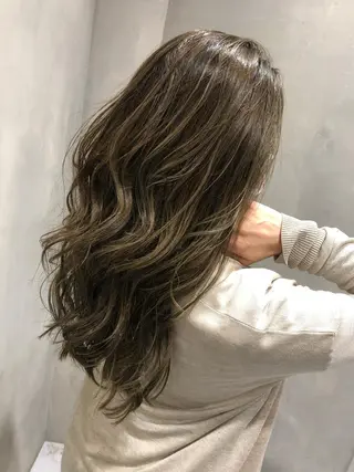 ロング カラー 髪質改善⭐️ 桜場のヘアスタイル