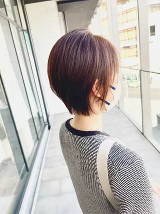 ショート カラー Realme  京都四条烏丸ドゥエby  yk所属・脱・パサつき髪/小塚 美容室難民の方はぜひのヘアスタイル