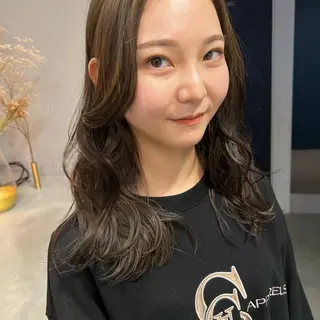 ミディアム カラー 高畑 恵莉 👒 暖色 / 艶髪 🧺のヘアスタイル
