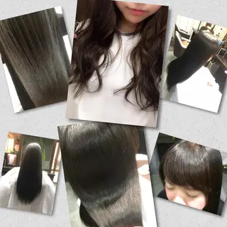 ロング カラー 今井 三智也のヘアスタイル