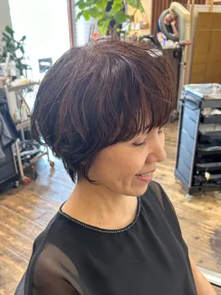 ショート パーマ kurel_ komakiのヘアスタイル