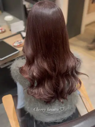 ロング Ami♡表参道/艶髪 ピンク/盛れカットのヘアスタイル