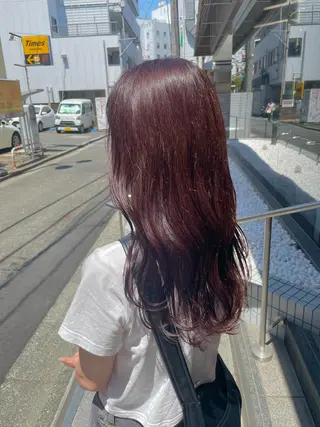 ロング カラー ヘアアレンジ 【Sweep】おじま のぞみのヘアスタイル