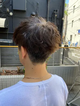 ショート メンズ 範馬 勇次郎のヘアスタイル