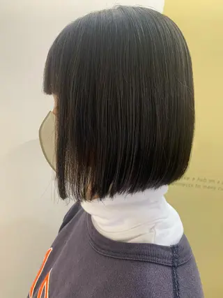 ショート パーマ hub hair レイヤー/透明感のヘアスタイル