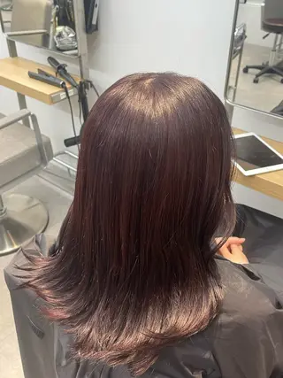 セミロング カラー 綱島/髪質改善 /艶髪/ルキヤ‎‎のヘアスタイル
