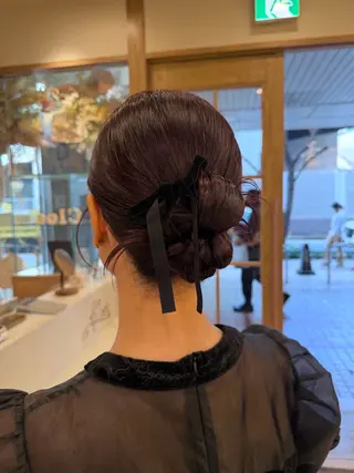 ヘアアレンジ 梅田美容室 山崎海波のヘアスタイル