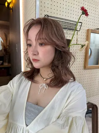 ミディアム カラー カットモデル募集中 ／HARUKA🎀のヘアスタイル