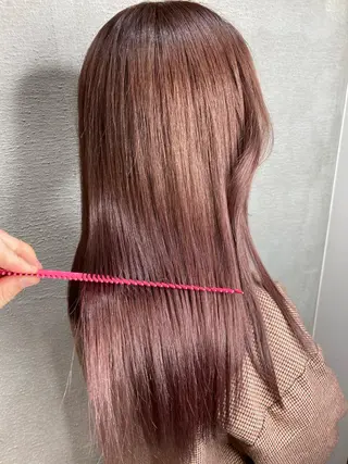 セミロング カラー 豊中/メンズ特化 岡田 龍之介のヘアスタイル