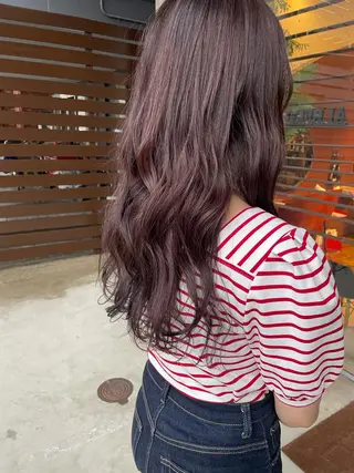 ロング カラー 日高 香織のヘアスタイル