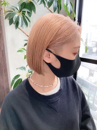 ショート カラー パーマ 波巻きスパイラルパー マ/シャドウパーマ駿のヘアスタイル