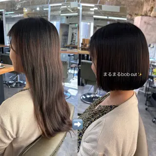 ミディアム シモイケ ルアのヘアスタイル