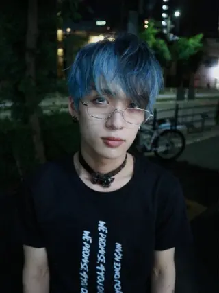 ショート カラー ハイトーン/メンズ/ デザイン/梅田/ミユのヘアスタイル