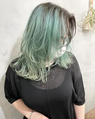 ミディアム カラー 遠藤 拓馬のヘアスタイル