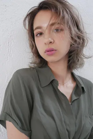 ショート カラー 髪質改善美容師 中村　一のヘアスタイル