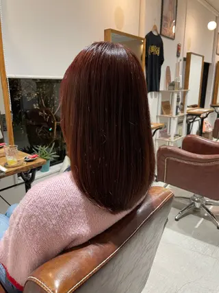 セミロング 増田 夏季のヘアスタイル