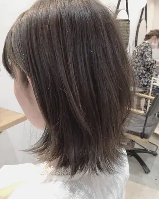ショート カラー パーマ ヘアアレンジ メンズ ネイル キッズ マツエク・マツパ 中津No.1髪質改善 店長✨透ける暗髪のヘアスタイル