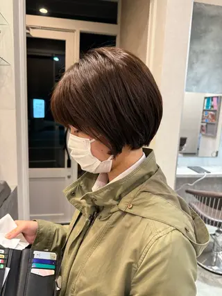 ショート topa所属・山元 くるみのヘアスタイル