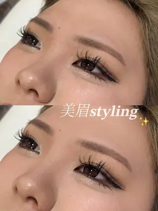 アイブロウ 森 春穂のマツエク・マツパデザイン