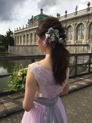 ロング ヘアアレンジ 石丸 洋子のヘアスタイル