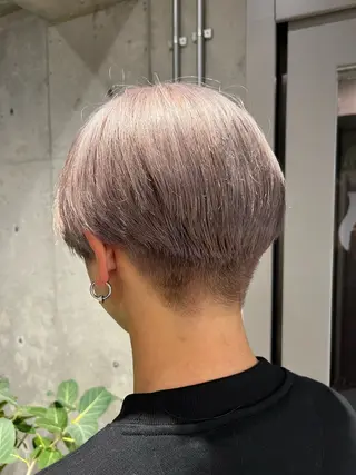カラー メンズ ボブ×艶カラー 特化・リクト💥のヘアスタイル