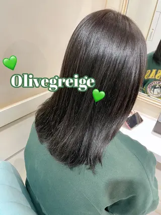 セミロング カラー 🌷ピンク/韓国風 暖色カラー ゆい🌷のヘアスタイル