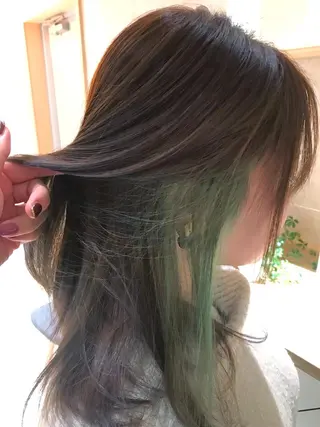 カラー 予約 停止のヘアスタイル