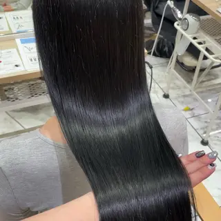 ロング カラー 透明感カラー/ 縮毛矯正/ユイ☆彡のヘアスタイル